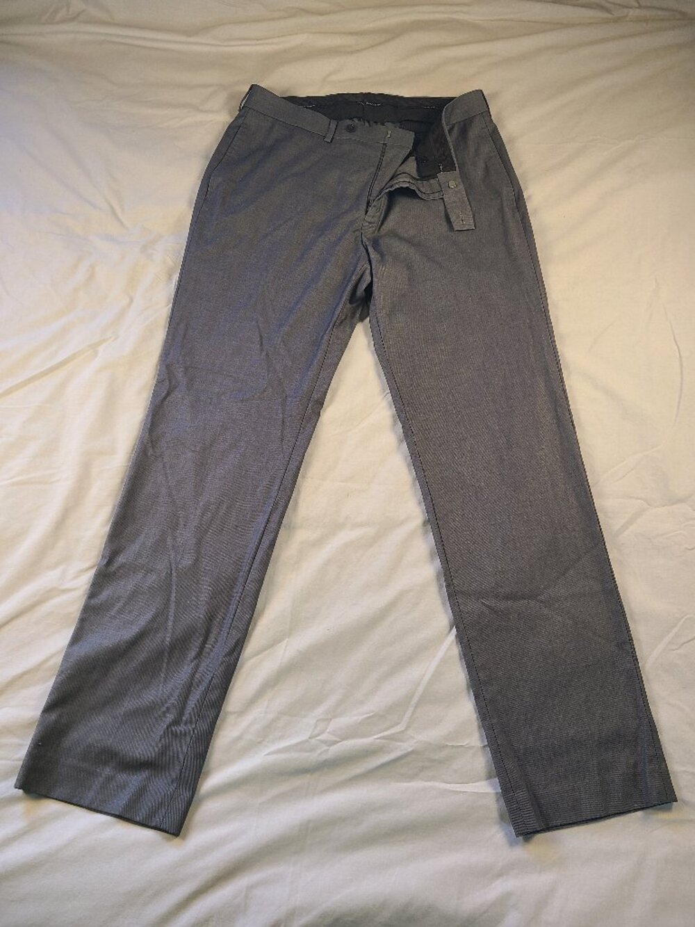 Calvin Klein Men's Dress Pants 34Wx32L Dark Gray